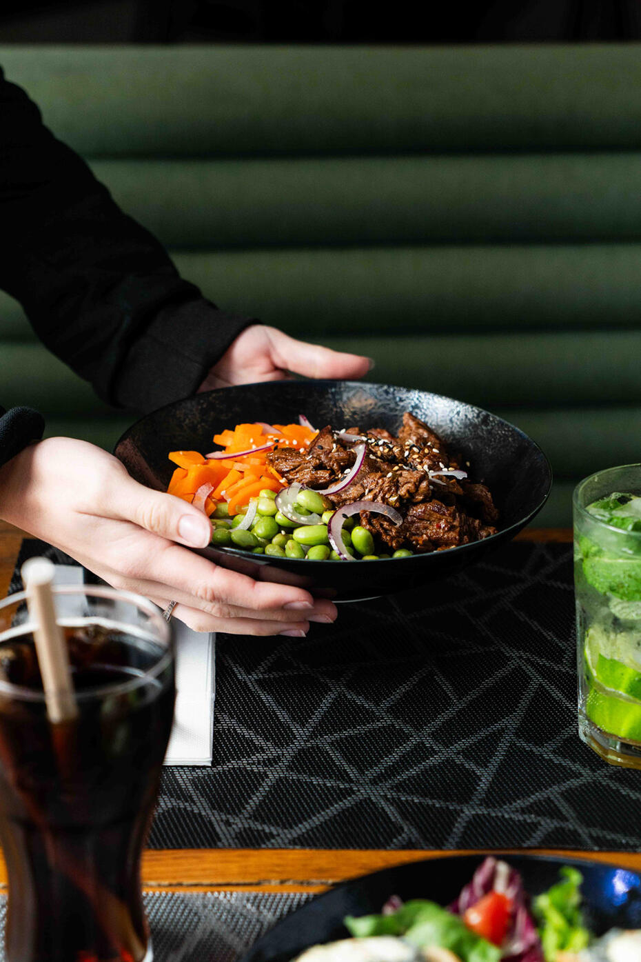 assiette de plat asiatique